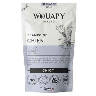 Comparer les prix de Hygiène Chien – Wouapy Recharge Shampooing Chiot – 250 ml