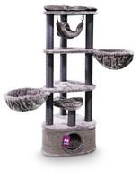 Comparer les prix de Arbre à Chat – Petrebels Catharina 160 Cappuccino - 60 x 60 x 160 cm