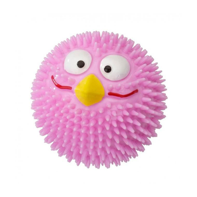 Meilleurs prix pour Jouets Chien – Balle Rubber Lucky Bird goût fraise coloris rose – Taille L