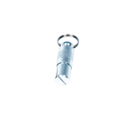 Tube adresse nickel pour chien