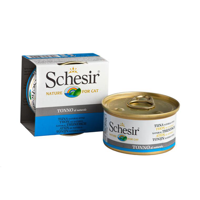Comparer les prix de Boîte Chat - Schesir® Pâtée au Thon naturel - 85g