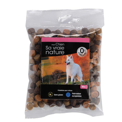 Comparer les prix de Friandises Chien - Sa Vraie Nature mix de saveurs 150g