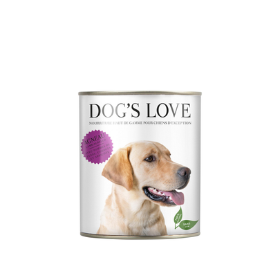DOG'S LOVE-Boîte Naturelle Chien – Dog's Love Agneau 400 gr