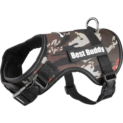 Comparer les prix de Harnais Chien - Flamingo Harnais Uranus Marron camouflage - Taille S