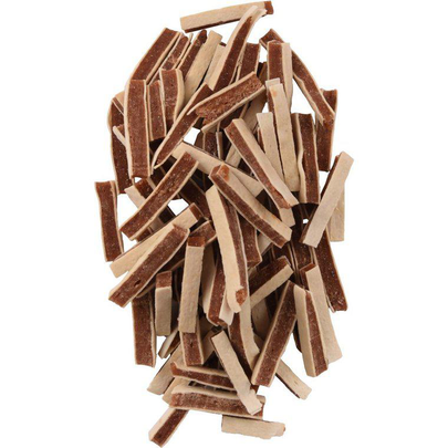 Comparer les prix de Friandises Chat – Hapki lamelles Canard et Cabillaud – 85 gr