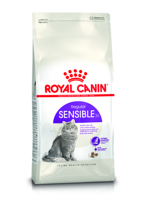 Comparer les prix de ROYAL CANIN-Croquettes Chat – Royal Canin Sensible 33 - 2 kg