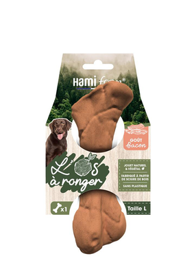 Meilleurs prix pour HAMIFORM-Hamiform Jouet Chien Os à ronger végétal Saveur Bacon L - 18,2 cm 210 gr
