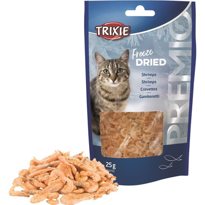 TRIXIE-Friandises Chat – Trixie Premio freeze dried shrimps– 25 gr