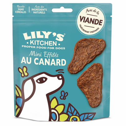 Meilleurs prix pour LILY'S KITCHEN-Lily's Kitchen Friandise Chien Mini effilés Canard - 70 gr