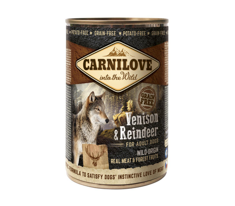 CARNILOVE-Boîte Chien - Carnilove Wild Meat Chevreuil & Renne 400g