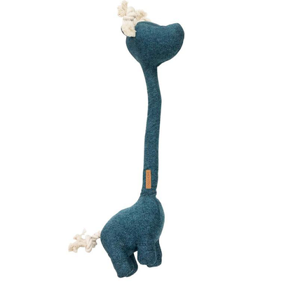 EUROPET-Jouet Chien – Peluche girafe George coloris bleu – 20 x 52 cm