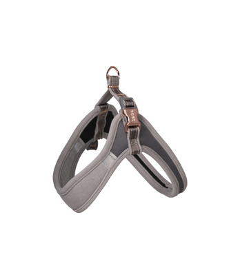 Comparer les prix de Harnais Chien - Rogz Fast-Fit Dove Gris et Rose - 38/44 cm