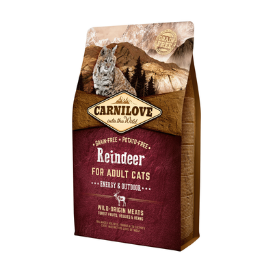 CARNILOVE-Croquettes Chat - Carnilove Cat Renne - 2kg