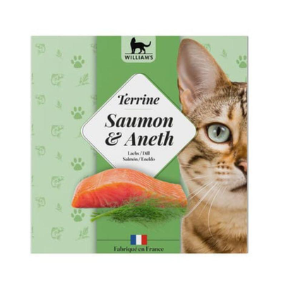 Meilleurs prix pour William’s Terrine chat Saumon et aneth - 80 gr