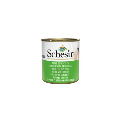 Schesir Huhn mit Erbsen Nassfutter für Hunde