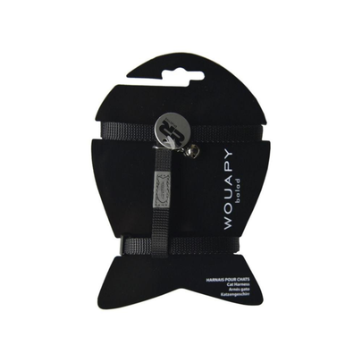 Comparer les prix de Harnais Chat – Wouapy Basic Line noir