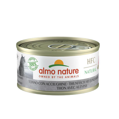 Meilleurs prix pour Boîte Chat – Almo Nature HFC Natural Thon avec Alevins 70 gr
