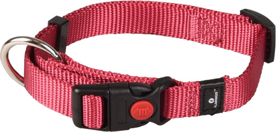 Meilleurs prix pour Collier Chien - Flamingo Collier nylon Ziggi S Rose - 30 / 45 x 1,5 x 0,2 cm