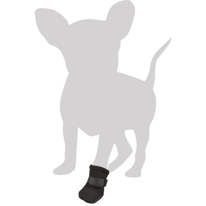 Comparer les prix de Soin Chien - Flamingo Protection pour patte 1 pièce Taille M Noir - 9,5 x 8 x 3 cm