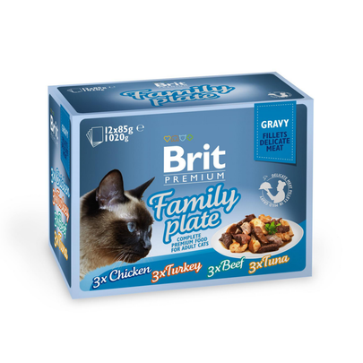 Meilleurs prix pour Boites Chat - Brit Plat familial en sauce – 1,02 kg