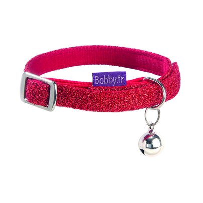 Comparer les prix de Collier chat - Bobby Collier Disco Taille XS Rouge - 30 x 1 cm