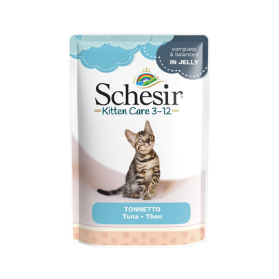 Meilleurs prix pour Sachet Chat - Schesir Kitten Care Thon -  85 gr