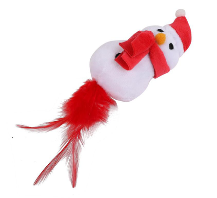 Meilleurs prix pour Jouet Chat – Wouapy Bonhomme De Neige Noël Avec Plumes