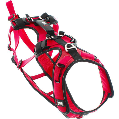 I-Dog harnais Chien Confort Trek Taille M Rouge - 70/80 x 42/52 cm