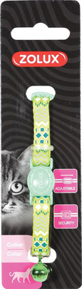 Comparer les prix de Collier Chat – Zooplus Collier Nylon Ethnic  Réglable Vert