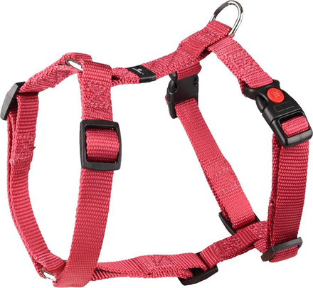 Comparer les prix de Harnais Chien - Flamingo Harnais H nylon S Rose - 35 / 50 x 1,5 x 0,2 cm