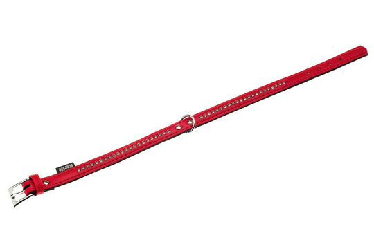 Comparer les prix de Collier Chien - Flamingo Collier Monte Carlo Rouge - 17/20 x 1,1 x 0,2 cm