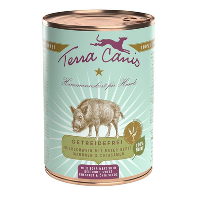 Comparer les prix de TERRA CANIS-Terra Canis Pâtée Chien Sans céréales Sanglier - 400 gr