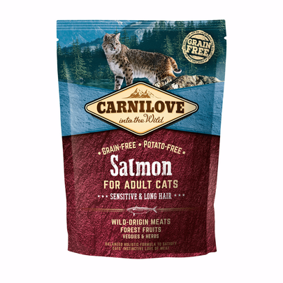 Comparer les prix de Croquettes Chat - Carnilove Cat Saumon 0,4kg