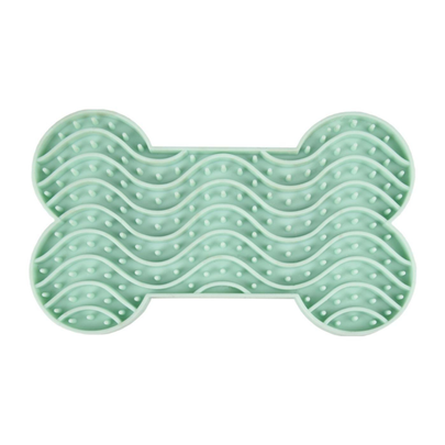 Meilleurs prix pour Tapis à lécher Yummee vert taille S – Flamingo