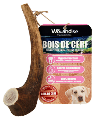 Comparer les prix de Friandise Chien – Wouapy Bois de cerf – Taille S
