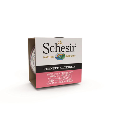 Meilleurs prix pour Boîte Chat – Schesir Thon avec Rouget 85 gr
