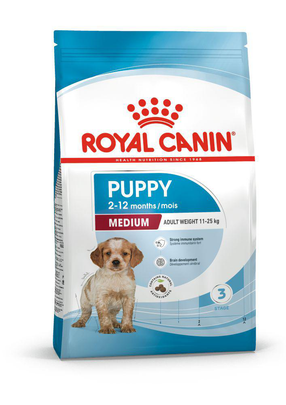 ROYAL CANIN-Royal Canin Croquettes Chiot Medium Puppy 2 à 12 Mois - 3 kg
