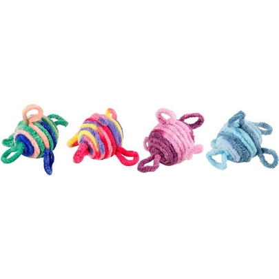Comparer les prix de Jouet Chat - Flamingo lot de 2 Balles en laine - Ø 4,5 cm - coloris aléatoire