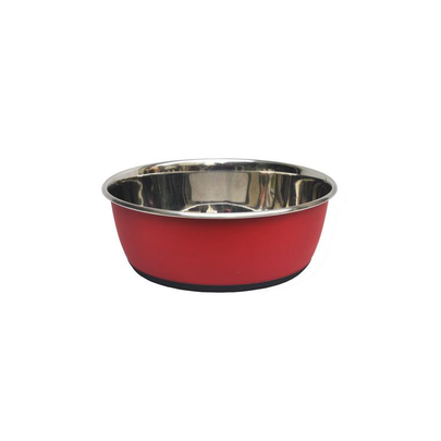 Comparer les prix de Gamelle – Girard Mat red inox bowl – 950 ml
