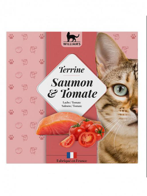Comparer les prix de William’s Terrine chat Saumon et tomate - 80 gr