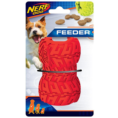 Comparer les prix de Jouet Chien – Nerf Distributeur de Friandises coloris rouge – Taille M