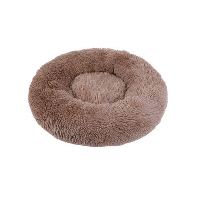 BRANDY-Couchage - Corbeille ronde moelleuse beige - Ø 50 cm