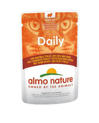 Comparer les prix de Almo Nature Daily 6 x 70 g - canard, poulet