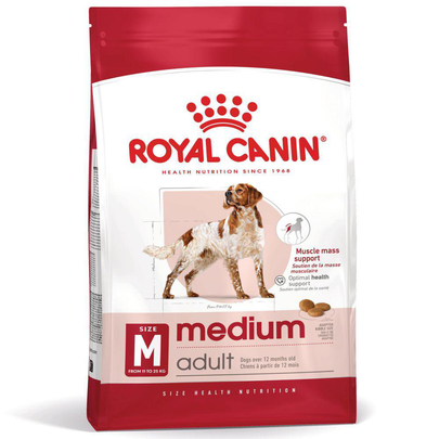 Comparer les prix de ROYAL CANIN-Royal Canin Croquettes Chien Medium Adult A Partir De 12 Mois - 3 kg
