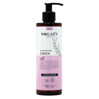 WOUAPY-Hygiène Chien – Wouapy Shampooing Antiparasitaire – 400 ml