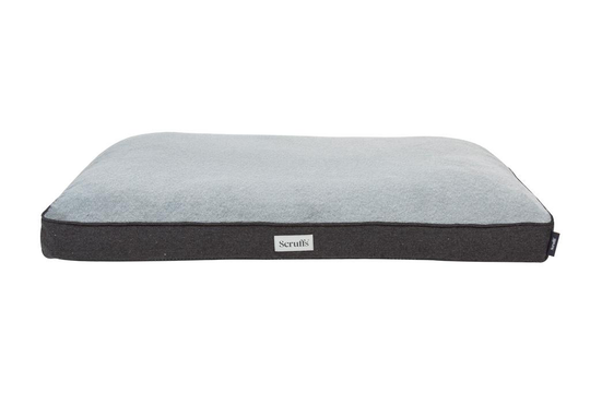 SCRUFFS-Scruffs Couchage Chien Orthopédique Coussin Harvard Gris - Taille XXL 140 x 100 x 20 cm