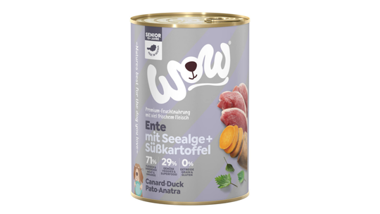 Meilleurs prix pour Boîtes Chien – Wow Senior canard – 400 gr