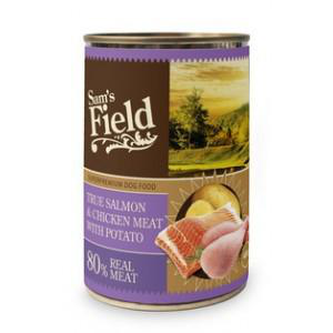 Meilleurs prix pour Boîte Chien – Sam's Field au saumon et au poulet – 400 g