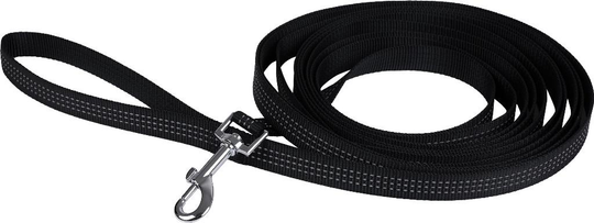 Meilleurs prix pour Laisse Chien - Wouapy Longe Protect Noir - 5 m x 20 mm