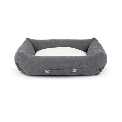SCRUFFS-Scruffs Couchage Chien Corbeille Eco Eden Gris - Taille L 75 x 60 cm